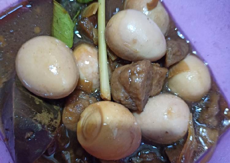 Semur Bakso Telur Puyuh