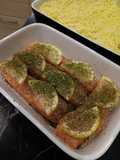 Lachs aus dem Backofen