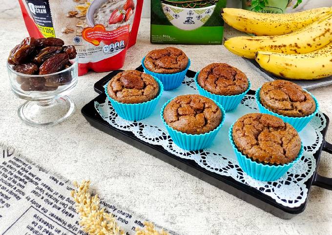 445. Muffin Oatmeal Pisang Kurma