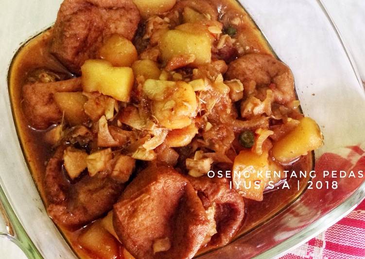 Cara Gampang mengolah Oseng Kentang Pedas, Bisa Manjain Lidah