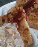 Onion egg parantha