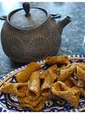 Babouches, blighates au sésame et miel