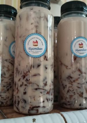 Foto resep 71. Minuman Susu Jelly Segar