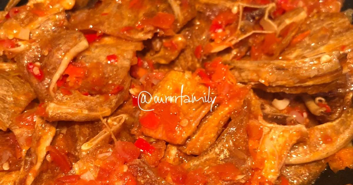 Resep Sambal Ikan Asin Pari Medan Oleh Ou Rrr Family Cookpad