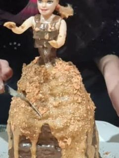 होममेड चॉकलेट डॉल केक (homemade chocolate doll cake recipe in Hindi) रेसिपी मुख्य फोटो