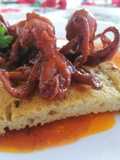 Bruschetta with Fabio's Baby Octopus