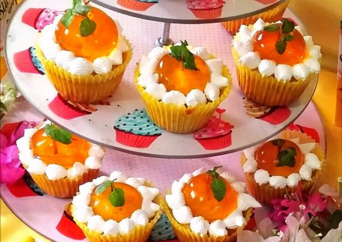 Recipe of Perfect Mango wheat cupcakes