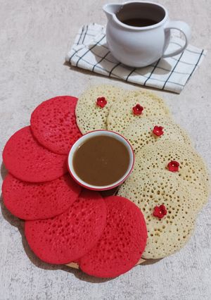 Foto resep 🇮🇩 Serabi Merah Putih 🇮🇩