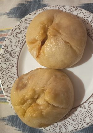 Una foto de Bollos Baozi Rellenos de Pollo