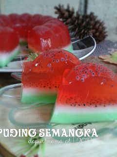 Foto resep Puding Semangka