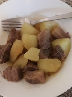 Foto de Carne de porco guisada com batatas
