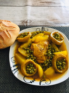 صورة لوصفة مرق بالجلبانة والقرنيع