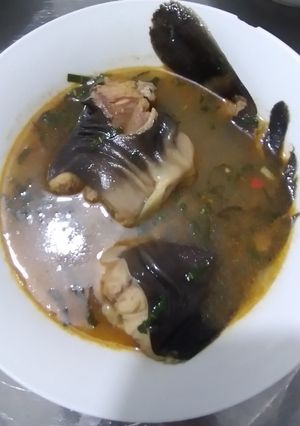 A picture of Catfish Pepper Soup.