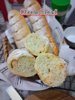 Foto resep Cheese Bread _ Vegan Bread (Roti tanpa Telor)