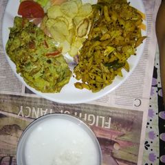 A picture of Curd watery rice.