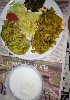 A picture of Curd watery rice.
