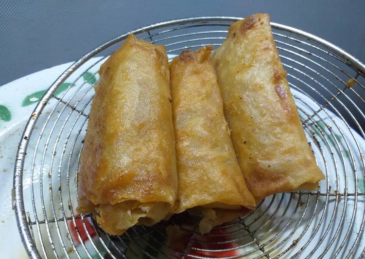 Kiat-kiat memasak Lumpia bengkuang ebi enak