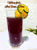 Wedang Jeruk Sirup Bunga Telang