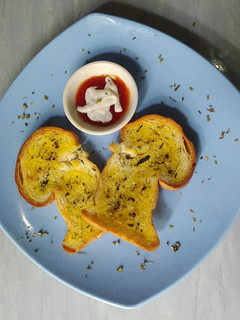 Foto resep Garlic bread with oregano
