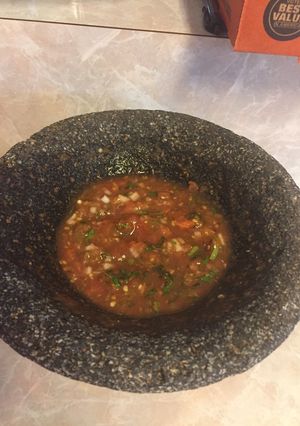Una foto de Salsa de jitomate asada