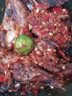 Foto resep Pecel ikan mangut (ikan asap)