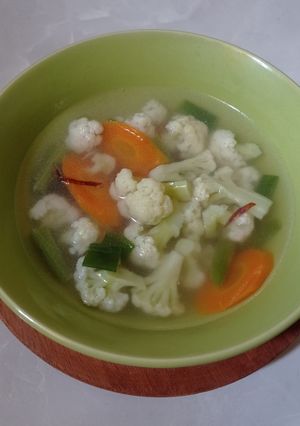 Foto resep Sup Kembang kol