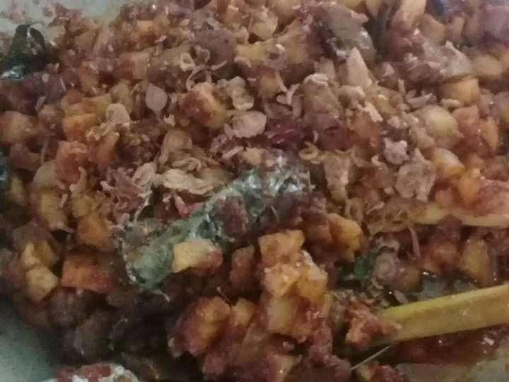 Langkah Gampang Membikin Resep Sambel Goreng Kentang dan Ati ayam tanpa Santan yang Enak Banget Anti Ribet, Sempurna