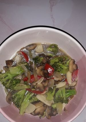 Foto resep Cah brokoli jamur champignon/kancing