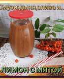 Смузи дыня,слива и....😉лимон с мятой🍋🍃