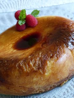 Una foto de Tarta de queso (10 min Microondas)