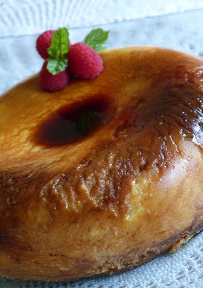 Una foto de Tarta de queso (10 min Microondas)