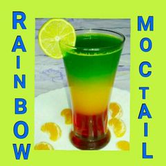 A picture of Rainbow Mocktail.