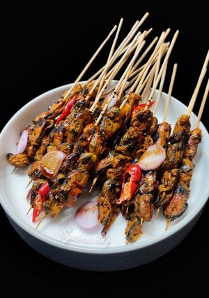 Foto resep Sate Kerang Hijau (bakar teflon)