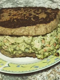 Una foto de Sandwich vegetal a la plancha