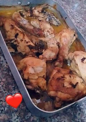 صورة لوصفة دجاج محمر بالقصبر والليمون سريع التحضير