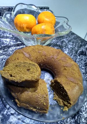 Una foto de Budín de mandarinas integral en licuadora