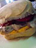 Sándwich de bondiola de cerdo a la plancha 🐖(⁠灬⁠º⁠‿⁠º⁠灬⁠)🥕