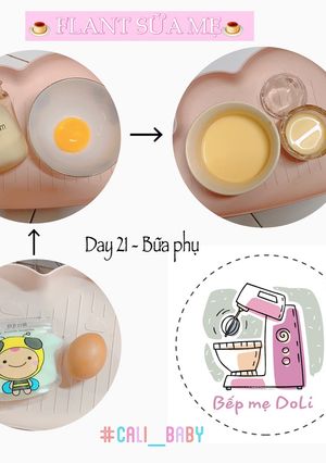 Hình của món Flan sữa mẹ 🍮.