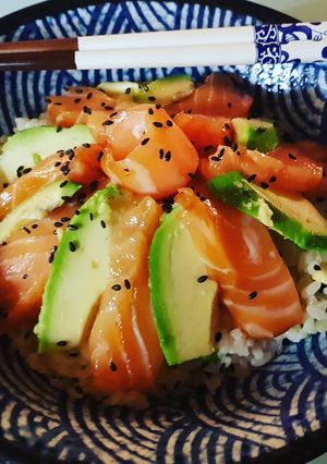 Foto di Chirashi di Salmone