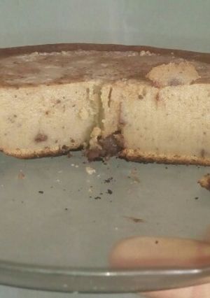 Una foto de Budín de pan... rallado, en sartén