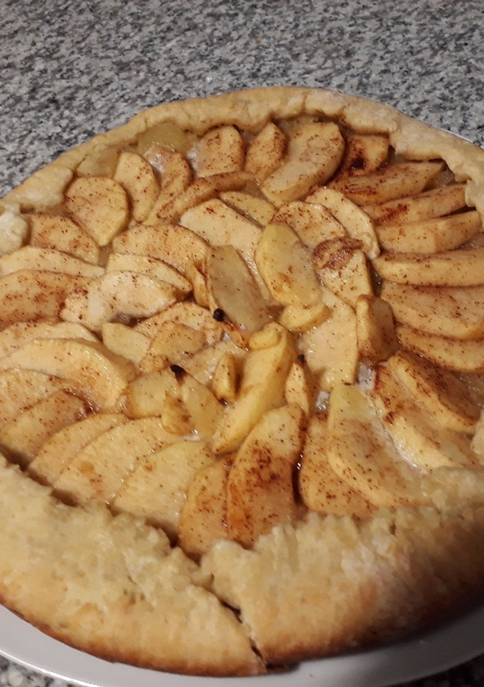 Una foto de Tarta de manzanas