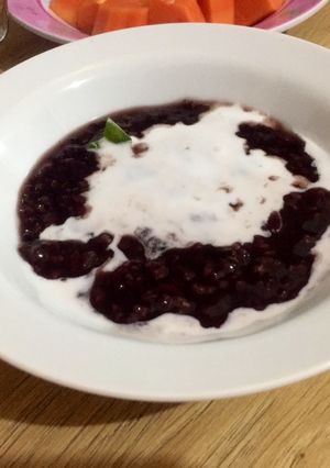 Foto resep Bubur ketan hitam magic com