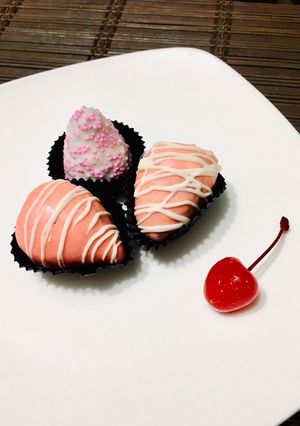 Una foto de Fresas bañadas en chocolate 🍫