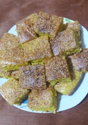 صورة لوصفة حلى السفوف