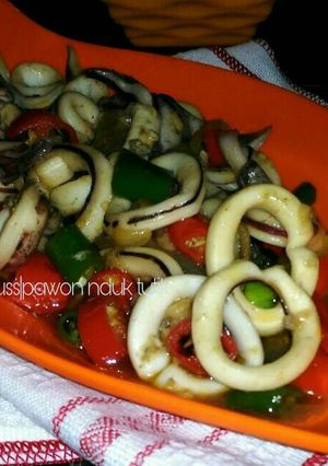 Foto resep Cumi Pedas Asam Manis