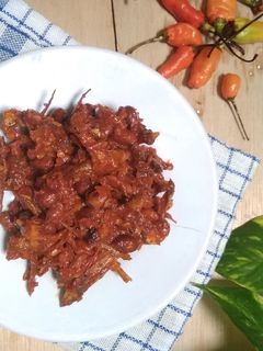 Foto resep Balado Teri Kacang