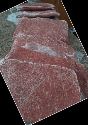 عکسی از دستور بسته بندی گوشت چرخ کرده