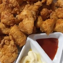 A picture of Chicken pop corn.