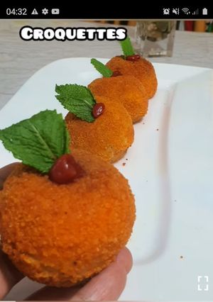 A picture of Potato cheese croquettes.