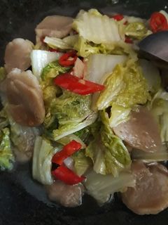 Foto resep 3.7 Tumis Sawi bakso